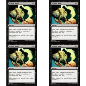 4 x SYPHON MIND Commander Anthology Volume 2 MTG NM Black - Sorcery Com - Bild 1 von 1