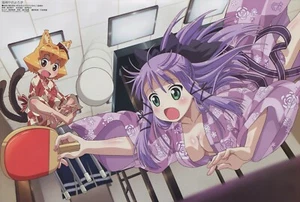 poster promo Nekogami Yaoyorozu anime Mayu Komiya Yuzu - Picture 1 of 2