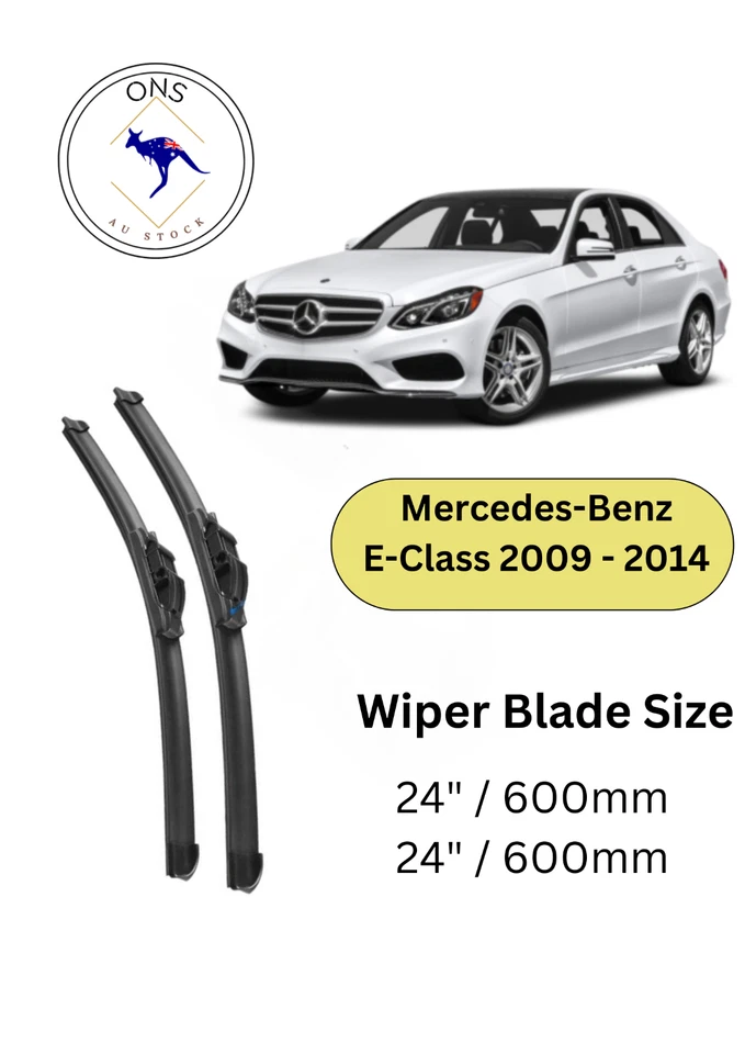 WIPER BLADES FOR Mercedes-Benz E-Class 2009 - 2014 (W212) Sedan - image 1 of 4