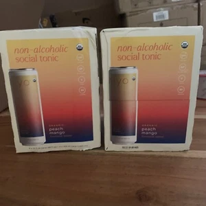Agua carbonatada Hiyo Peach Mango sin alcohol, 8 latas - Imagen 1 de 2