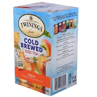 Té helado Twinings' frío melocotón - 20 unidades Foto 1 de 4