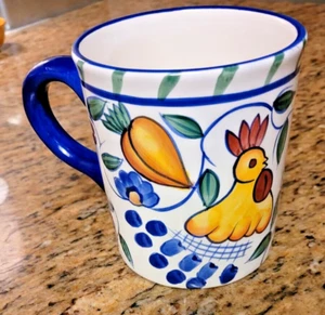 Style-Eyes - By Baum Bros - Rooster And Fruits - Coffee Mug - Nice - Picture 1 of 5