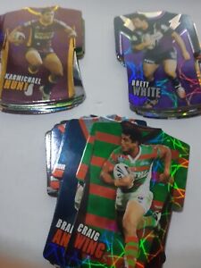 2009 SELECT NRL CHAMPIONS PARALLEL HOLOFOIL JERSEY CARDS - 2 OR MORE 55c EACH