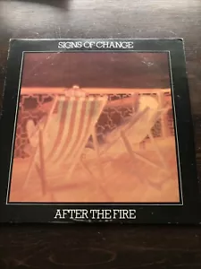 AFTER THE FIRE - SIGNS OF CHANGE - LP 1978 UK - RAPID RECORDS - RR 001 - Picture 1 of 5
