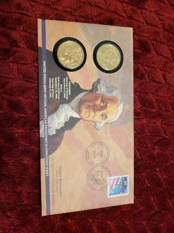 United States Mint Official American President $1 Coin Cover Series - Feb 2007 Cover