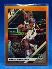 2019-20 Panini Donruss Optic Orange Prizm /199 Khris Middleton #71 Bucks