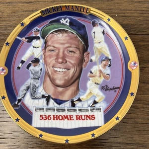 1995 MICKEY MANTLE HAMILTON COLLECTION 536 HOME RUNS PLATE - Picture 1 of 5