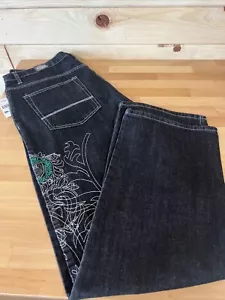 Vintage 2006 G-Unit Baggy Jeans Men’s Size 38x34 Black OG Hip Hop Streetwear - Picture 1 of 17