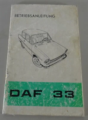 Manuale D'Officina DAF 33 Edizione 12/1971 - Immagine 1 di 3