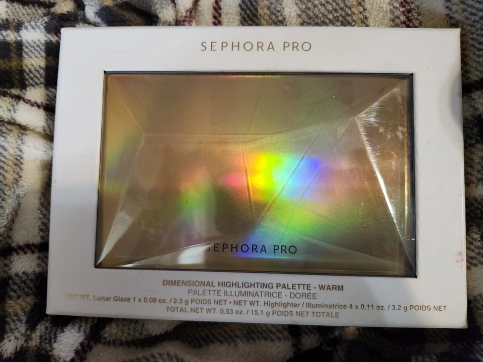 Sephora Pro Dimensional Highlighting Palette Warm Shade Retail