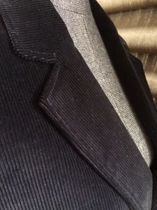 Bit And Bridle Navy Cord Corduroy Riding Jacket Blazer 11 English Show Cotton - Picture 1 of 10