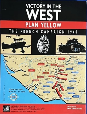 Victory in the West: Plan Yellow - French Campaign, 1940. GMT Games  (UNPUNCHED) - Image 1 of 4