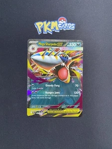 Pokémon TCG Mega Sharpedo Phantasmal Flames 061/094 Double Rare NM. - Picture 1 of 3