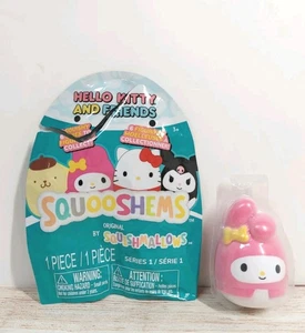 Hello Kitty And Friends MY MELODY Squooshems Squishmallows Jazwares Open Bag - Picture 1 of 6