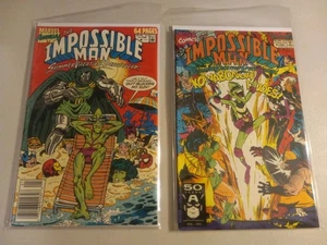 Impossible Man Summer Vacation Spectacular #1 & 2 - Marvel Comics 1990 & 1991 - Picture 1 of 4
