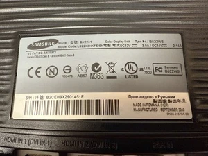 Samsung Monitor SynchMaster BX2231 - Bild 1 von 5