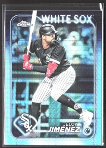 2024 Topps Chrome Eloy Jiménez #125 Prism Refractor Chicago White Sox - Picture 1 of 2