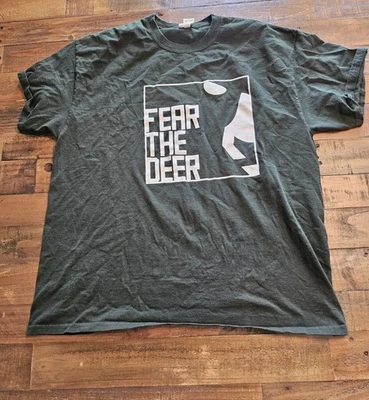 Рубашка Milwaukee Bucks FEAR THE DEER — XL мужская — Fiserv Forum NBA ограниченный выпуск - Изображение 1 из 4