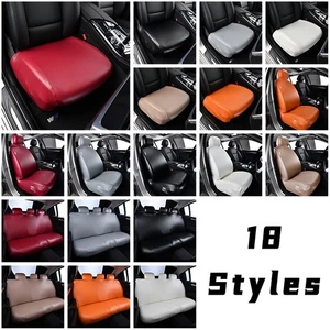 Stretch PU Leather Car Seat Cover Non-Slip Dustproof Auto Seat Cushion Cover. - Picture 1 of 36