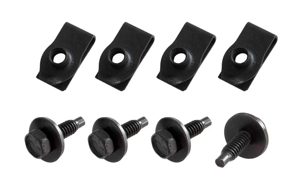 Ford Mustang SVO 1979-1982 y 1984-1986 capó bisagra herrajes 8 piezas tuercas y pernos Foto 1 de 1