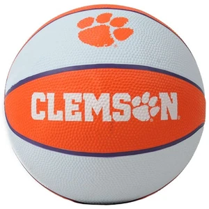 Clemson Tigers Mini Rubber Basketball - Picture 1 of 1