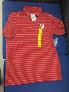 Champion Polo Golf Verano Indiana University Hoosiers Rojo Talla Mediana - Imagen 1 de 4
