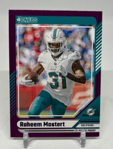 2024 Panini Donruss Raheem Mostert #282 Press Proof Purple - Picture 1 of 2