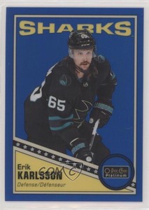 2019-20 O-Pee-Chee Platinum Retro Rainbow Blue /149 Erik Karlsson #R-19