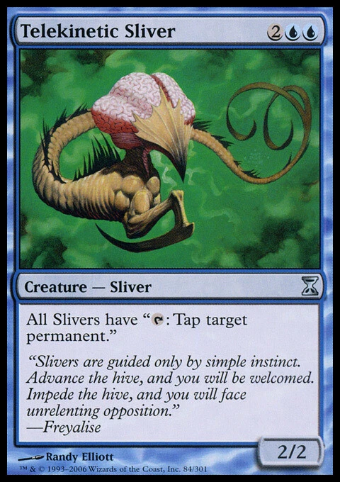 Telekinetic Sliver ~ Near Mint Time Spiral MTG Magic UltimateMTG Blue Card - Image 1 of 1