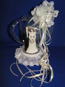 New Wilton Designer Series "I Do" black tux, Wedding Cake Top # 0101-1779 - Picture 1 of 7