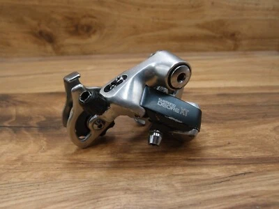 1991 MTB rear derailleur Shimano Deore XT RD-M735 VIA Japan short cage 7 speed - Image 1 of 4