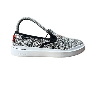 Scarpe slip on Cole Haan x Keith Haring W26123 retrò graffiti art taglia 7,5 donna - Foto 1 di 13