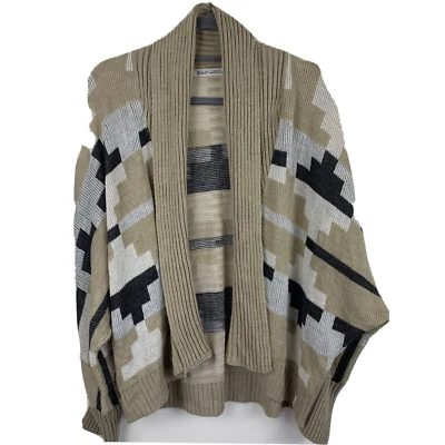 Suéter Woolrich Mujer Frente Abierto Manga Larga Tostado Multi Talla Grande Foto 1 de 4