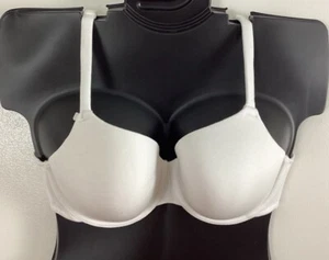 42C Cacique Lane Bryant Cotton Full Coverage Bra WHITE Foam Cup NWOT New - Picture 1 of 13