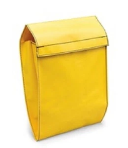 ALLEGRO 2010 Yellow Vinyl Respirator & Equipment Carry Bag Holds Half Mask - Picture 1 of 1