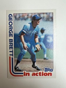 1982 Topps George Brett #201 Kansas City Royals