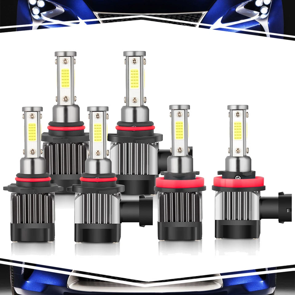 For Honda Odyssey 2005-2007 3 Pair 6000K 9005+9006+H11 Headlights Fog Light Bulb - Image 1 of 4