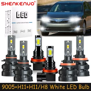 For Toyota Camry 2007-2014 Combo LED Headlights Bulbs High Low Beam Fog Light Z8 - Picture 1 of 21