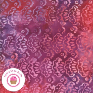 Moda SANTORINI BATIKS 4355 25 Pink Magenta Red Purple Quilt Fabric - Picture 1 of 5