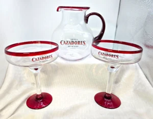 Cazadores Tequila Bargeschirr Set - Krug - zwei Cocktailgläser - ganz Glas mit Logo - Bild 1 von 13