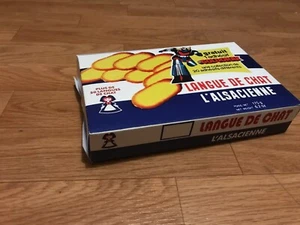 GOLDORAK / l'alsacienne/1978/réplique boîte gâteaux Langue de Chat - Picture 1 of 4