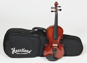 New Heartland Student Violin, size 1/16 1/10 1/8 1/4 1/2 3/4 4/4, Master violin