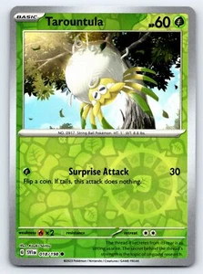 Tarountula 018/198 Reverse Holo Scarlet & Violet Pokemon Card - NM Near Mint - Picture 1 of 5