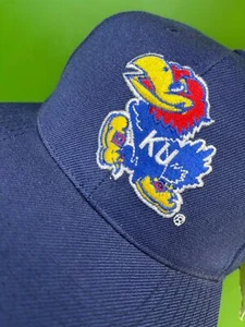 NCAA Kansas Jayhawks Wool Blend Baseball Cap Hat Fitted Size 7-1/4 NWT - Picture 1 of 8
