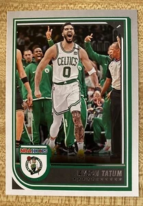 2022-23 Panini NBA Hoops Basketball Jayson Tatum Card 1 Celtics - Picture 1 of 4
