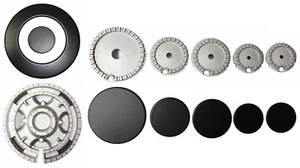 Kit 6 Bruciatori Piattelli Spartifiamma ORIGINALI REX 5 Fuochi + Tripla Corona - Foto 1 di 5