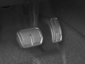 NEW GENUINE CUPRA DSG SPORT PEDAL COVER SET DARK ALUMINIUM 5FA064205 9DG - Picture 1 of 12