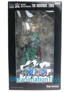 Bandai The Roronoa Zoro One Piece Master Stars Anime Manga Dimensiones Nuevo en Caja - Imagen 1 de 5