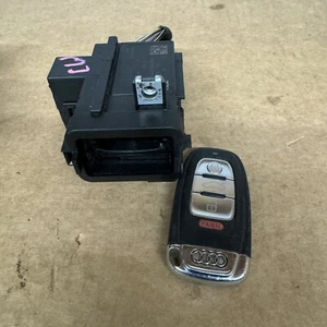 08-16 AUDI Q5 8R A5 S5 A4 RS5 IGNITION SWITCH KEY SLOT STARTER CONSOLE OEM - Picture 1 of 5