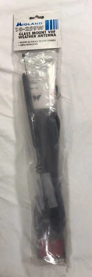 Antena de banda climática Midland para montaje en vidrio para ventana 18-259 W sellada de fábrica Foto 1 de 4